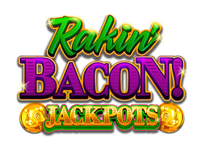 Logo for Rakin' Bacon! Jackpots Bonus Board