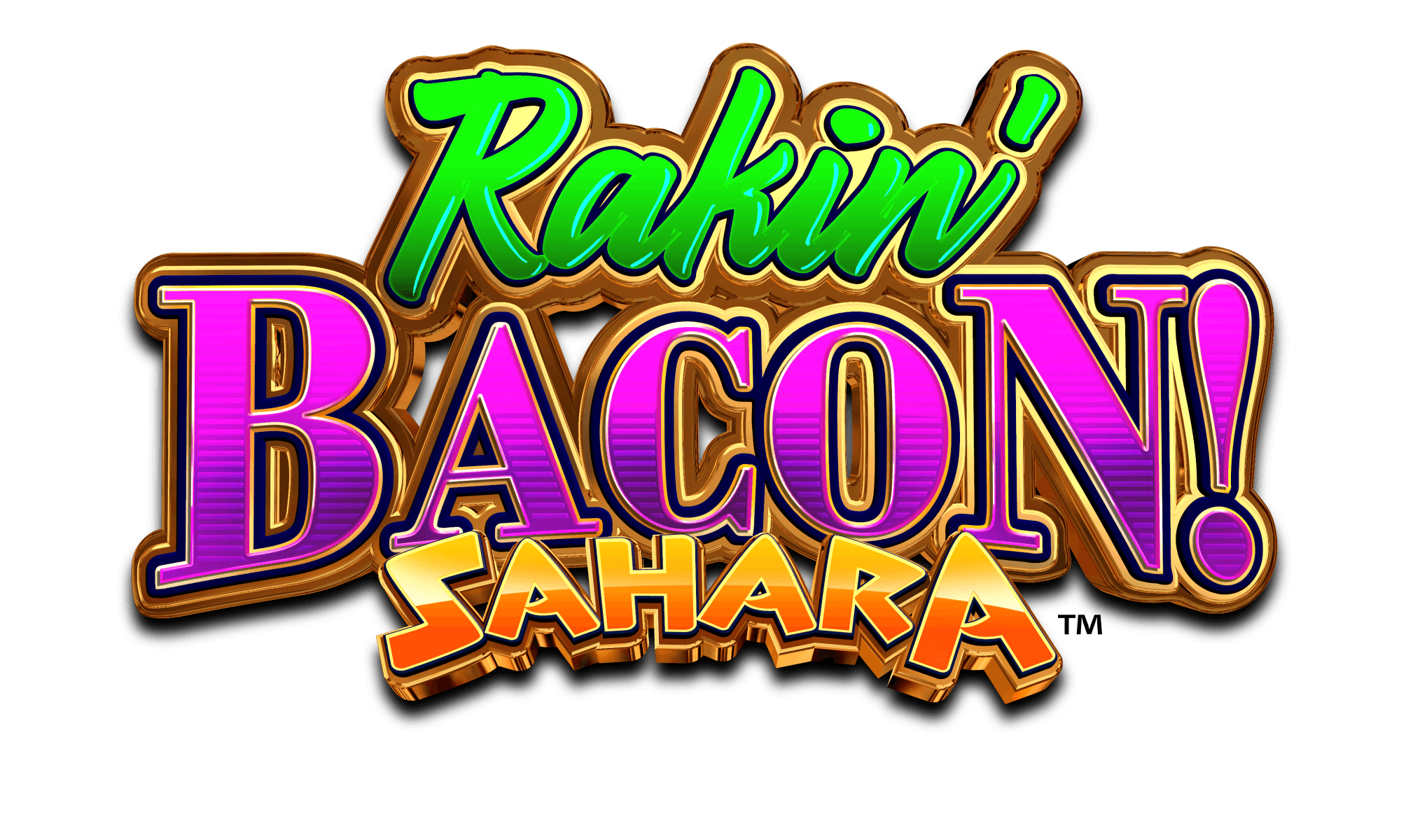 Logo for Rakin' Bacon! Sahara