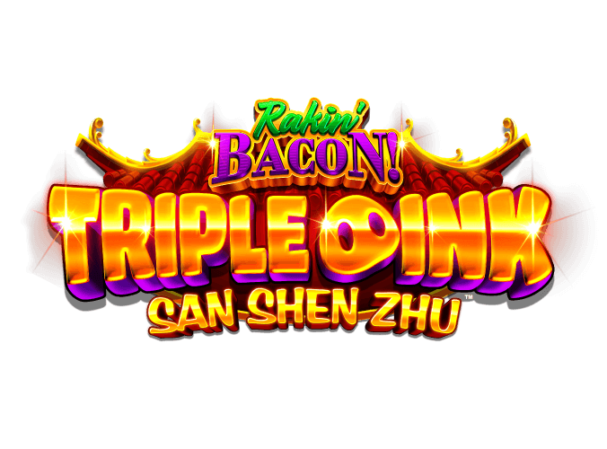 Logo for Rakin' Bacon! Triple Oink San Shen Zhu