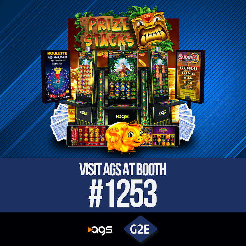 IT’S ALL ABOUT THE GAMES AT AGS’ GLOBAL GAMING EXPO EXHIBIT OCTOBER 5-7 IN LAS VEGAS